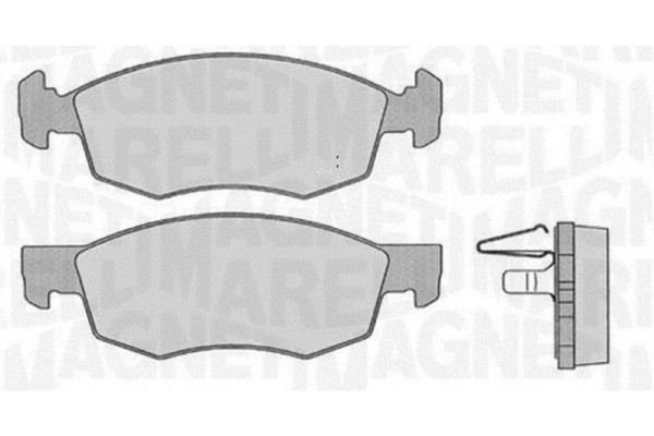 Magneti Marelli Σετ τακάκια, Δισκόφρενα - 363916060227