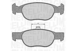 Magneti Marelli Σετ τακάκια, Δισκόφρενα - 363916060239