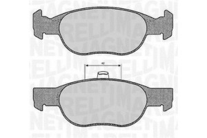 Magneti Marelli Σετ τακάκια, Δισκόφρενα - 363916060239