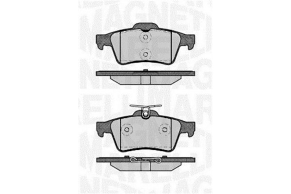 Magneti Marelli Σετ τακάκια, Δισκόφρενα - 363916060243