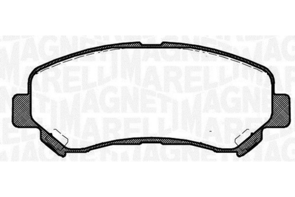 Magneti Marelli Σετ τακάκια, Δισκόφρενα - 363916060351