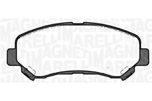 Magneti Marelli Σετ τακάκια, Δισκόφρενα - 363916060351