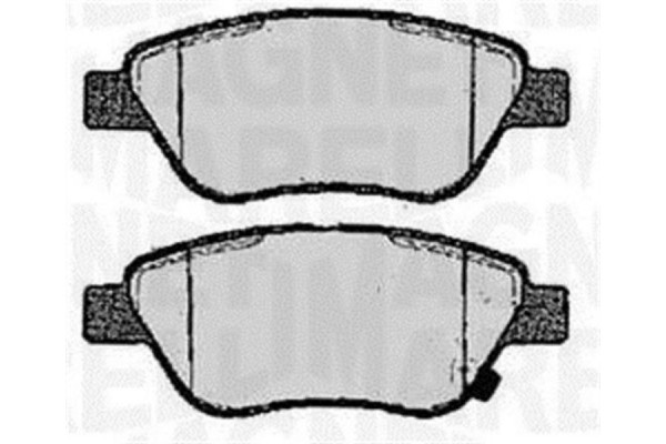Magneti Marelli Σετ τακάκια, Δισκόφρενα - 363916060361