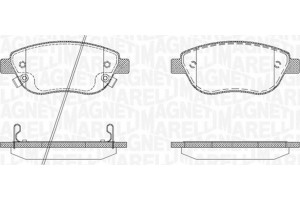 Magneti Marelli Σετ τακάκια, Δισκόφρενα - 363916060562