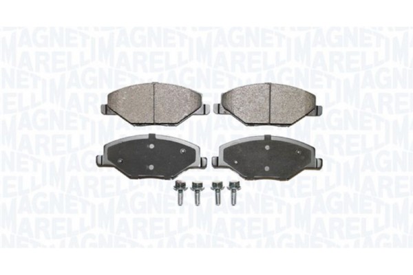 Magneti Marelli Σετ τακάκια, Δισκόφρενα - 363916060876