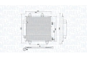 Magneti Marelli Συμπυκνωτής, σύστ. Κλιματισμού - 350203753000