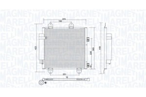 Magneti Marelli Συμπυκνωτής, σύστ. Κλιματισμού - 350203753000