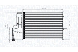 Magneti Marelli Συμπυκνωτής, σύστ. Κλιματισμού - 350203844000