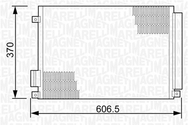 Magneti Marelli Συμπυκνωτής, σύστ. Κλιματισμού - 350203497000