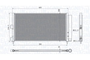 Magneti Marelli Συμπυκνωτής, σύστ. Κλιματισμού - 350203881000