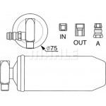 Mahle Αφυγραντήρας, σύστ. Κλιματισμού - Ad 161 000S