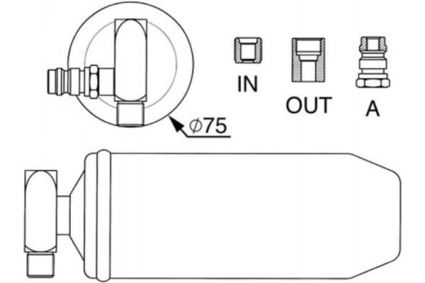 Mahle Αφυγραντήρας, σύστ. Κλιματισμού - Ad 161 000S