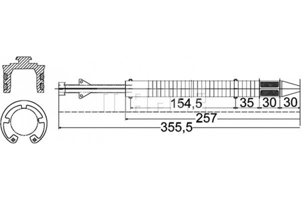 Mahle Αφυγραντήρας, σύστ. Κλιματισμού - Ad 183 000P