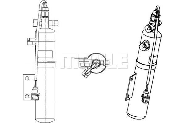 Mahle Αφυγραντήρας, σύστ. Κλιματισμού - Ad 192 000P