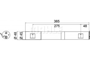 Mahle Αφυγραντήρας, σύστ. Κλιματισμού - Ad 286 000P