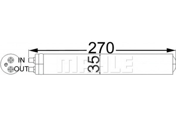 Mahle Αφυγραντήρας, σύστ. Κλιματισμού - Ad 64 000S