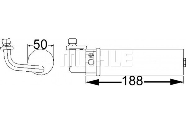 Mahle Αφυγραντήρας, σύστ. Κλιματισμού - Ad 67 000S