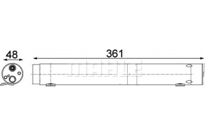 Mahle Αφυγραντήρας, σύστ. Κλιματισμού - Ad 95 000P