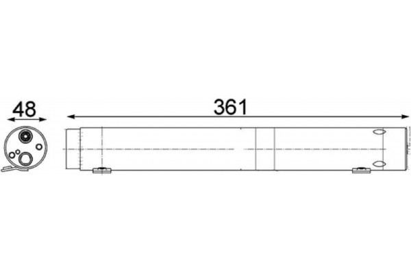 Mahle Αφυγραντήρας, σύστ. Κλιματισμού - Ad 95 000P