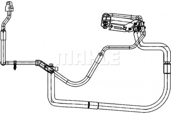 Mahle Αγωγός υψηλής/χαμηλής πίεσης, Σύστημα Κλιματισμού - Ap 110 000P