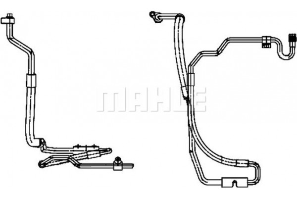 Mahle Αγωγός υψηλής/χαμηλής πίεσης, Σύστημα Κλιματισμού - Ap 116 000P