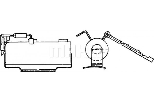 Mahle Αντίσταση, Βεντιλατέρ εσωτ. Χώρου - Abr 10 000P