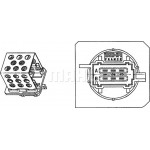 Mahle Αντίσταση, Βεντιλατέρ εσωτ. Χώρου - Abr 89 000P