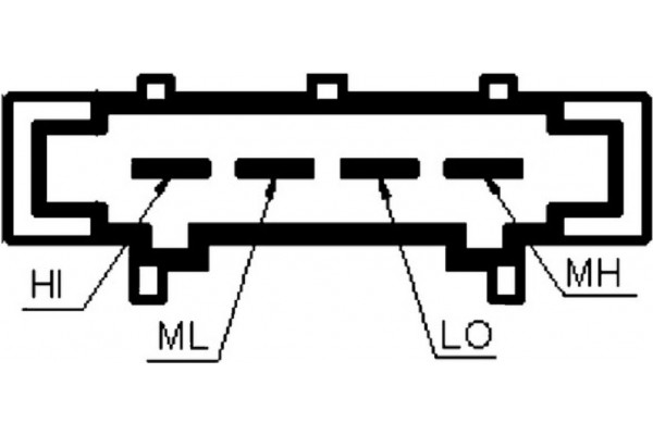 Mahle Αντίσταση, Βεντιλατέρ εσωτ. Χώρου - Abr 98 000P Mahle Αντίσταση, Βεντιλατέρ εσωτ. Χώρου - Abr 98 000P