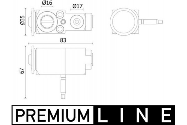 Mahle Βαλβίδα εκτόνωσης, συστ. κλιματ. - Ave 140 000P Mahle Βαλβίδα εκτόνωσης, συστ. κλιματ. - Ave 140 000P