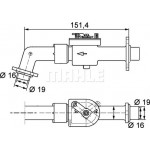 Mahle Βαλβίδα Ελέγχου Ψυκτικού - Cv 6 000P