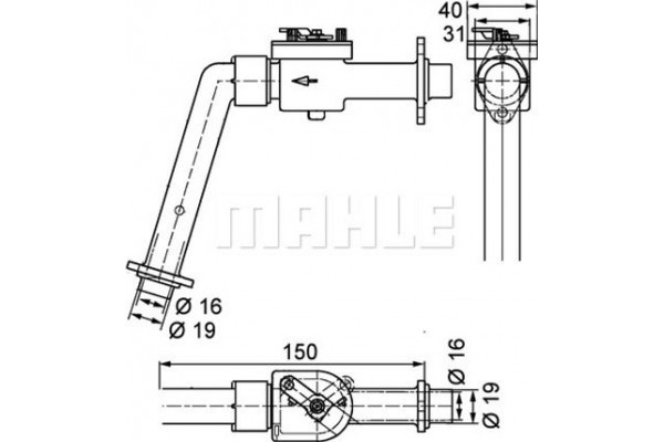 Mahle Βαλβίδα Ελέγχου Ψυκτικού - Cv 7 000P