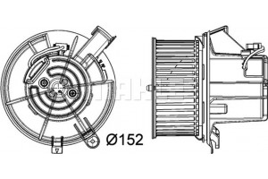 Mahle Βεντιλατέρ Εσωτερικού Χώρου - Ab 119 000P