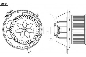 Mahle Βεντιλατέρ Εσωτερικού Χώρου - Ab 194 000S