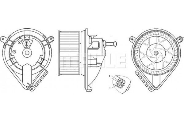 Mahle Βεντιλατέρ Εσωτερικού Χώρου - Ab 271 000S