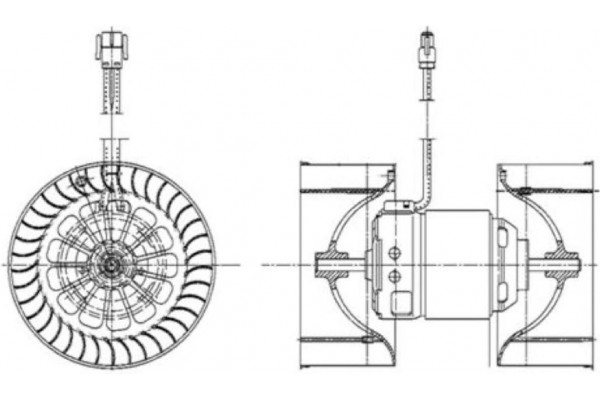 Mahle Βεντιλατέρ Εσωτερικού Χώρου - Ab 55 000P