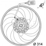 Mahle Βεντιλατέρ, Ψύξη Κινητήρα - Cff 118 000P