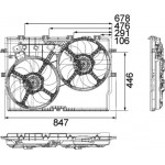 Mahle Βεντιλατέρ, Ψύξη Κινητήρα - Cff 192 000P