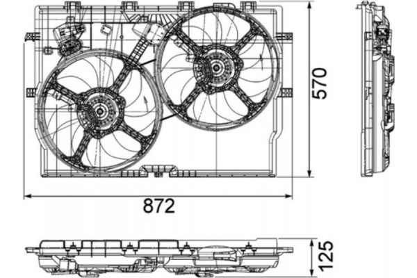 Mahle Βεντιλατέρ, Ψύξη Κινητήρα - Cff 193 000P