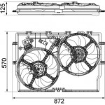 Mahle Βεντιλατέρ, Ψύξη Κινητήρα - Cff 194 000P