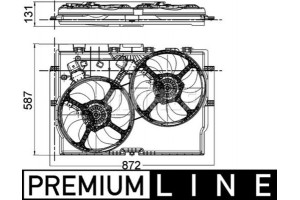 Mahle Βεντιλατέρ, Ψύξη Κινητήρα - Cff 228 000P