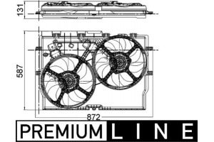 Mahle Βεντιλατέρ, Ψύξη Κινητήρα - Cff 228 000P