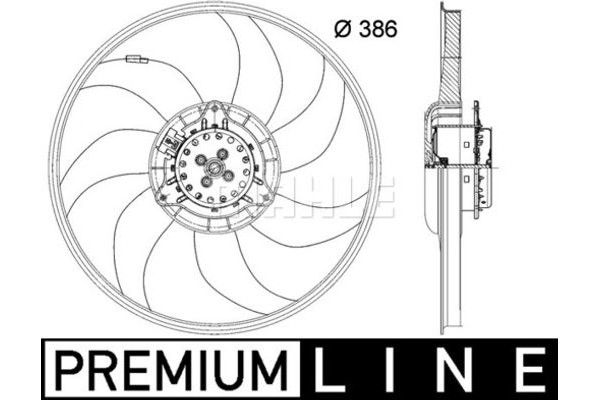 Mahle Βεντιλατέρ, Ψύξη Κινητήρα - Cff 399 000P