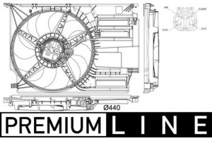 Mahle Βεντιλατέρ, Ψύξη Κινητήρα - Cff 402 000P