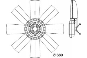 Mahle Βεντιλατέρ, Ψύξη Κινητήρα - Cff 430 000P