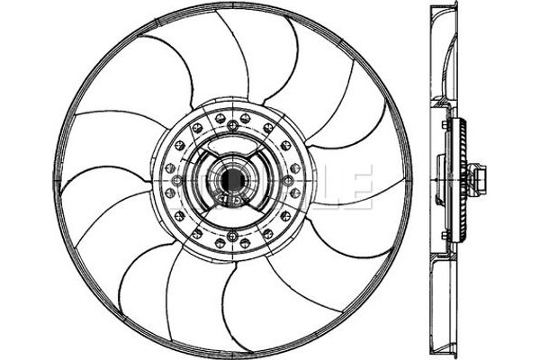 Mahle Βεντιλατέρ, Ψύξη Κινητήρα - Cff 489 000P