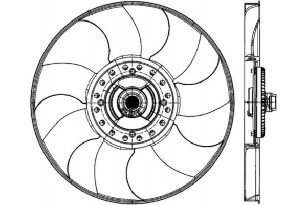 Mahle Βεντιλατέρ, Ψύξη Κινητήρα - Cff 489 000P