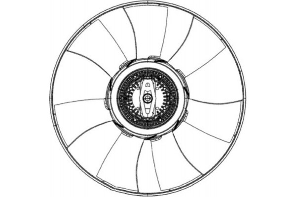 Mahle Βεντιλατέρ, Ψύξη Κινητήρα - Cff 492 000P