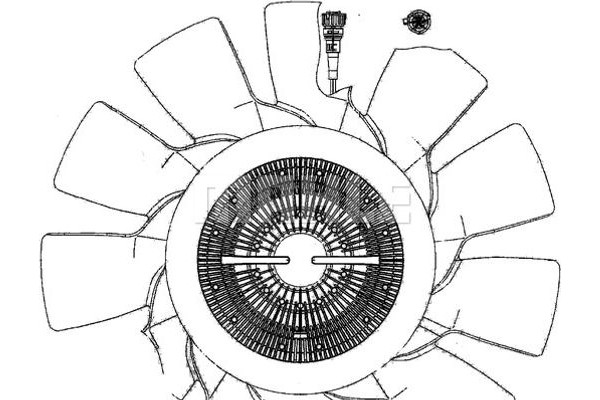 Mahle Βεντιλατέρ, Ψύξη Κινητήρα - Cff 495 000P