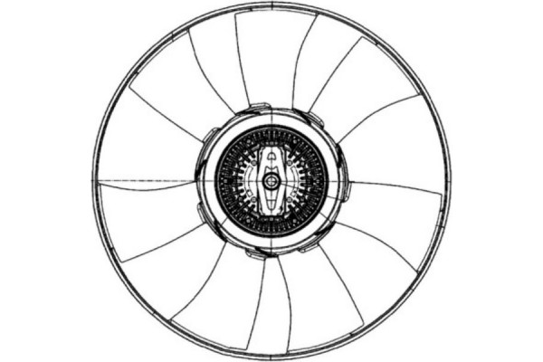 Mahle Βεντιλατέρ, Ψύξη Κινητήρα - Cff 500 000P