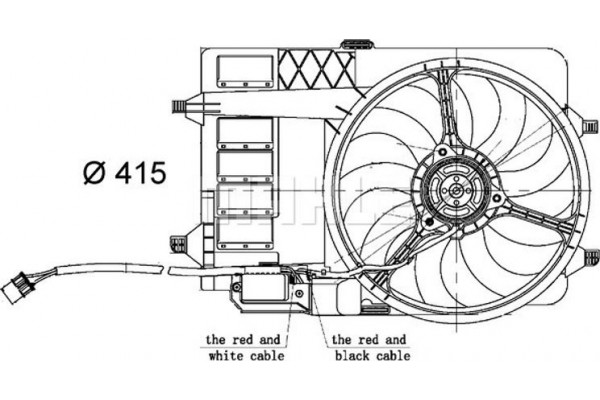 Mahle Βεντιλατέρ, Ψύξη Κινητήρα - Cff 30 000S